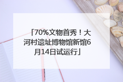 70%文物首秀！大河村遗址博物馆新馆6月14日试运行
