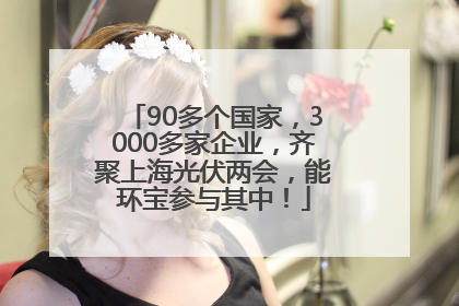 90多个国家，3000多家企业，齐聚上海光伏两会，能环宝参与其中！
